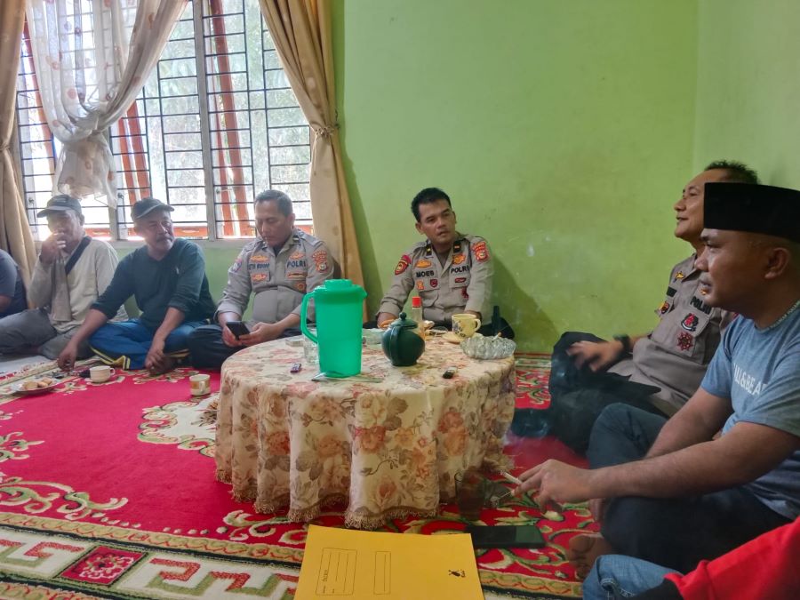 Polsek Kecamatan XIII Koto Kampar Sosialisasi Program Peningkatan Keamanan di Desa Koto Tuo